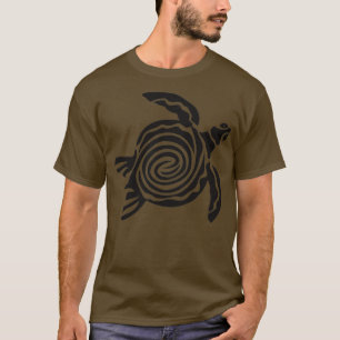 T-shirt Image de tortue de mer tirée à la main