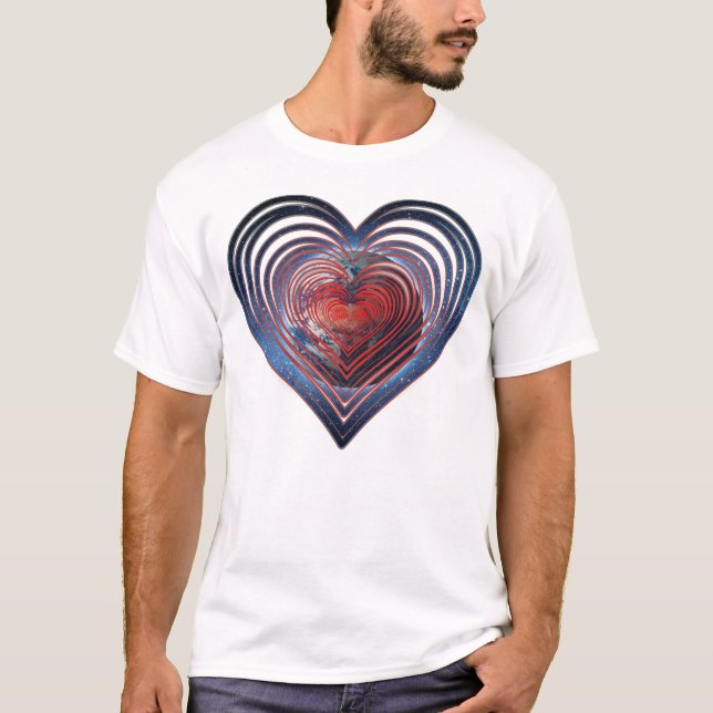T-shirt image du coeur (Devant)