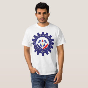 T-shirt Image élevée d'avant de réunion scolaire seulem