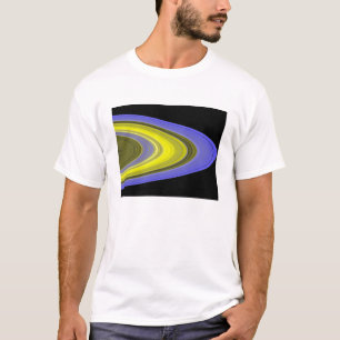 T-shirt Image fausse couleur des anneaux de Saturne