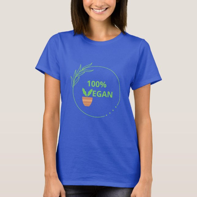 T-shirt Image for vegans. (Devant)