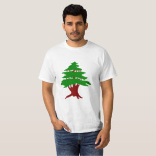 T-shirt Image patriotique premium du cèdre du Liban