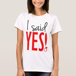 T-shirt image que j'ai dite oui