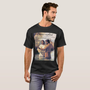 T-shirt Image une de baptême de Jésus-Christ