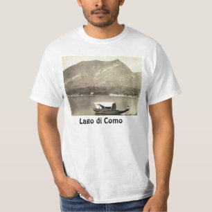 T-shirt Image vintage, lac Como, circa 1890
