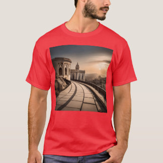 T-shirt Images de fantaisie ville Maroc Larache cadeau