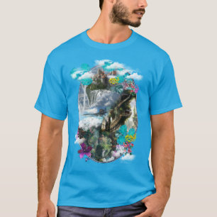 T-shirt Imaginaire Autres mondes dans les nuages
