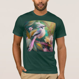 T-shirt Imaginaire blanc crêpé à queue blanche Jay