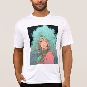 T-shirt Imaginaire Bohème esthétique Anime Girl