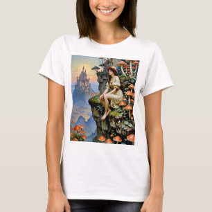 T-shirt Imaginaire champignon Dreamscape Château enchanté