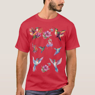 T-shirt Imaginaire coloré ami des oiseaux