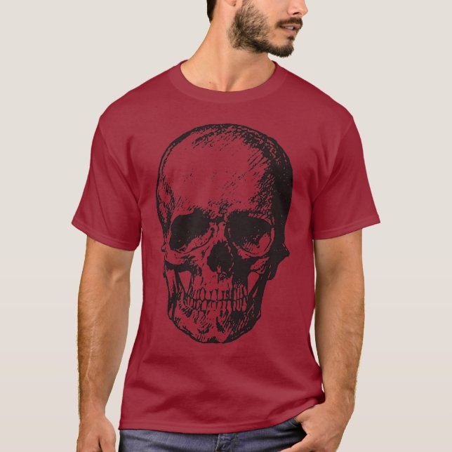 T-shirt Imaginaire crâne Art Rock Punk Métal lourd (Devant)