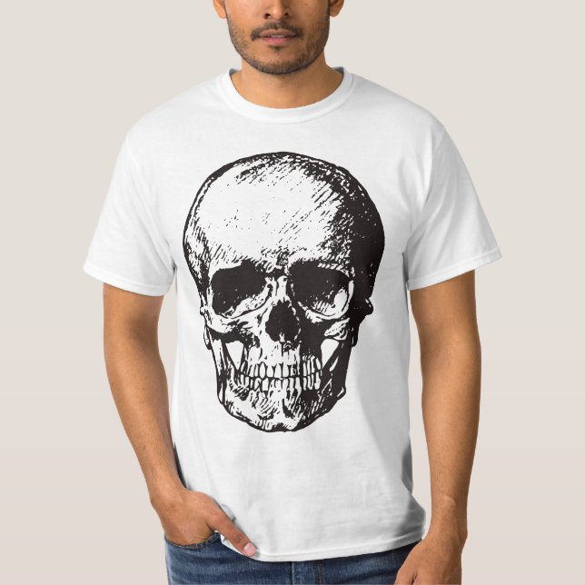 T-shirt Imaginaire crâne Art Rock Punk Métal lourd (Devant)