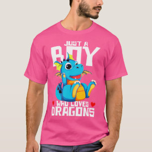 T-shirt Imaginaire Créature Juste Un Garçon Qui Aime Les D
