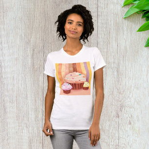 T-shirt Imaginaire Cupcake Douceurs colorées