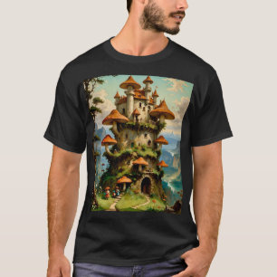 T-shirt Imaginaire de champignons Castlecore