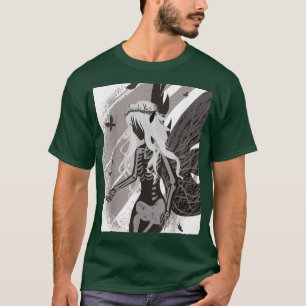 T-shirt Imaginaire Décès Goth Squelette Fée esthétique Fai