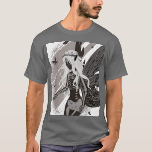 T-shirt Imaginaire Décès Goth Squelette Fée esthétique Fai