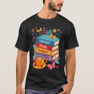 T-shirt Imaginaire Drame Tragedy Livres Subtle Anti-Trump