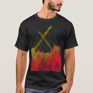 T-shirt Imaginaire du mécanicien d'exploitation de grue co