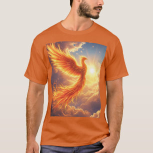 T-shirt Imaginaire Flamme mignonne Phoenix augmente