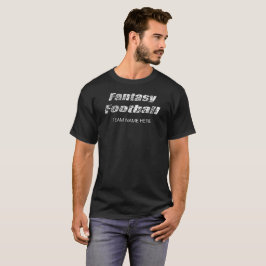T-shirt Imaginaire Football Jupe détenue Ajouter Nom de l'
