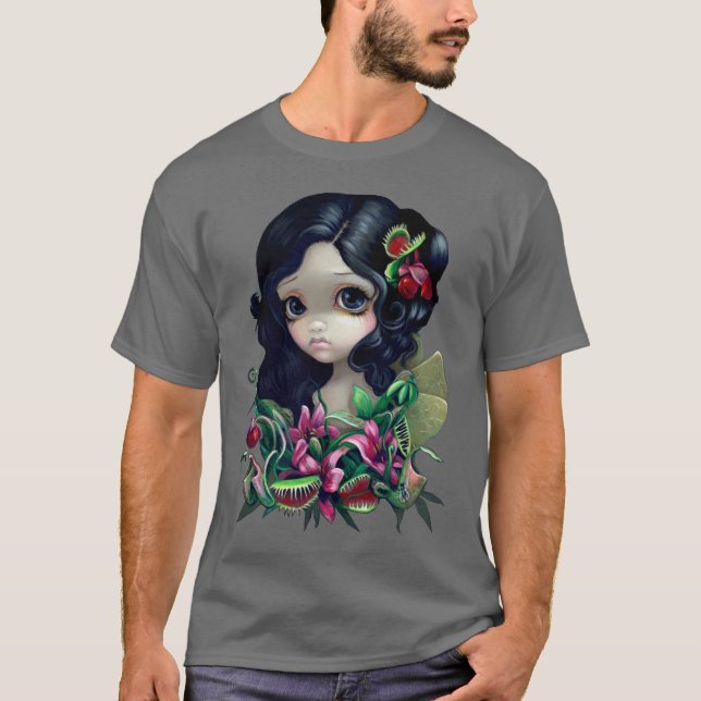 T-shirt Imaginaire gothique de chemise féerique carnivore (Devant)
