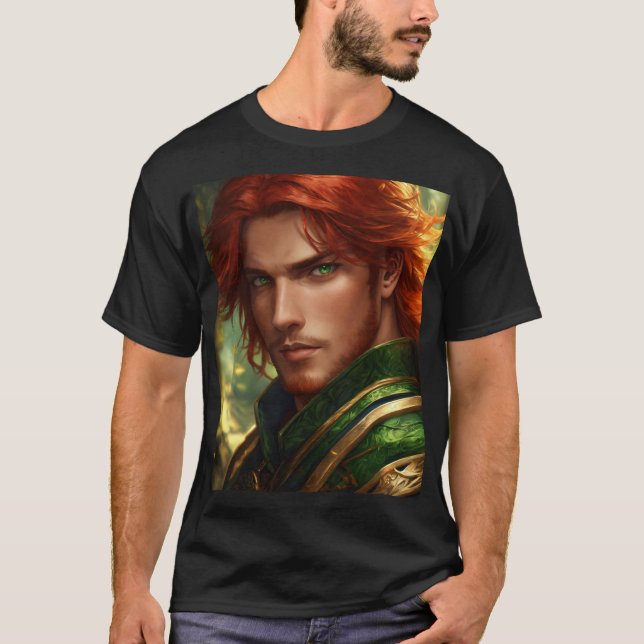 T-shirt Imaginaire Héroïque Red Haired Swordsman (Devant)