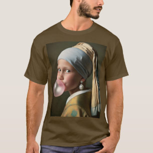 T-shirt Imaginaire mignon bulle rose gomme