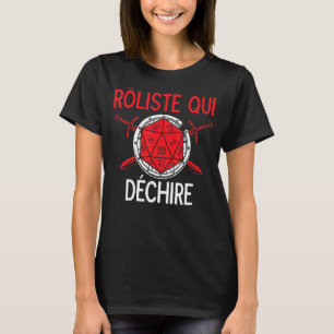T-shirt Imaginaire RPG D20 Jeu de rôle cadeau JDR