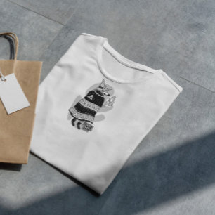 T-shirt Imaginaire Wolf Assistant de dessin animé