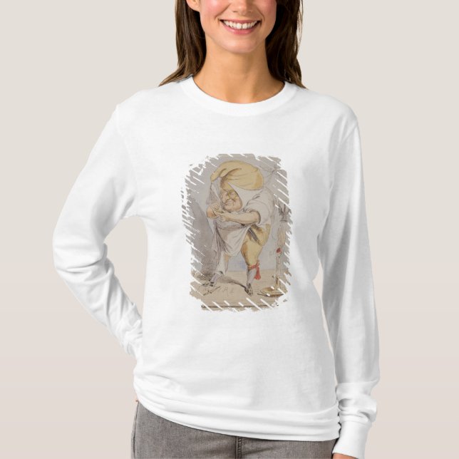 T-shirt Imaginaires satiriques, caricature d'Adolphe (Devant)