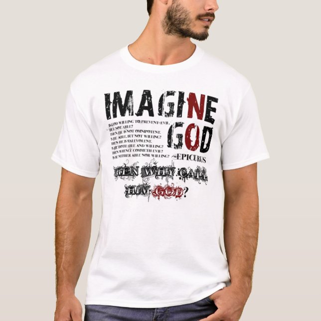 T-shirt Imaginez Dieu (Devant)