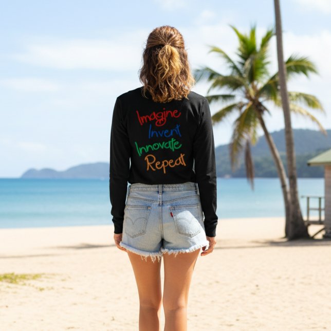 T-shirt "Imaginez, inventez, innovez, répétez" (Créateur téléchargé)