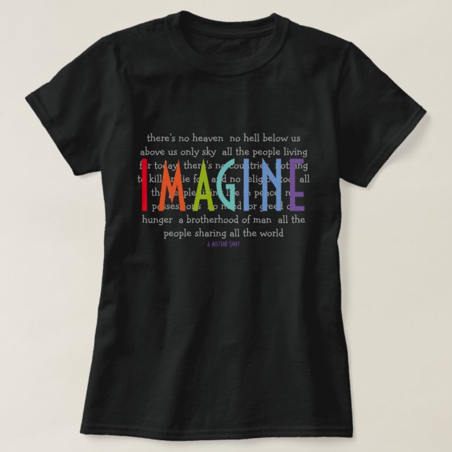 T-shirt Imaginez - Une chemise MisterP (Design devant)