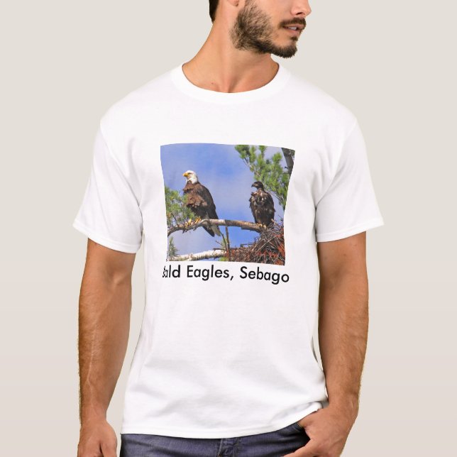 T-shirt IMG_0411cn, Eagles chauve, Sebago (Devant)