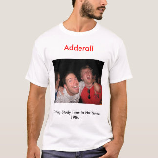 T-shirt IMG_0512, Adderall, coupant le temps d'étude dans