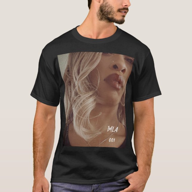 T-shirt IMLA 007 Mens Chemise Blonde (Devant)