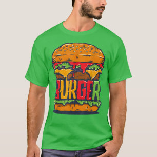 T-shirt Immense Hamburger Cheeseburger Restaurant Funny Bu