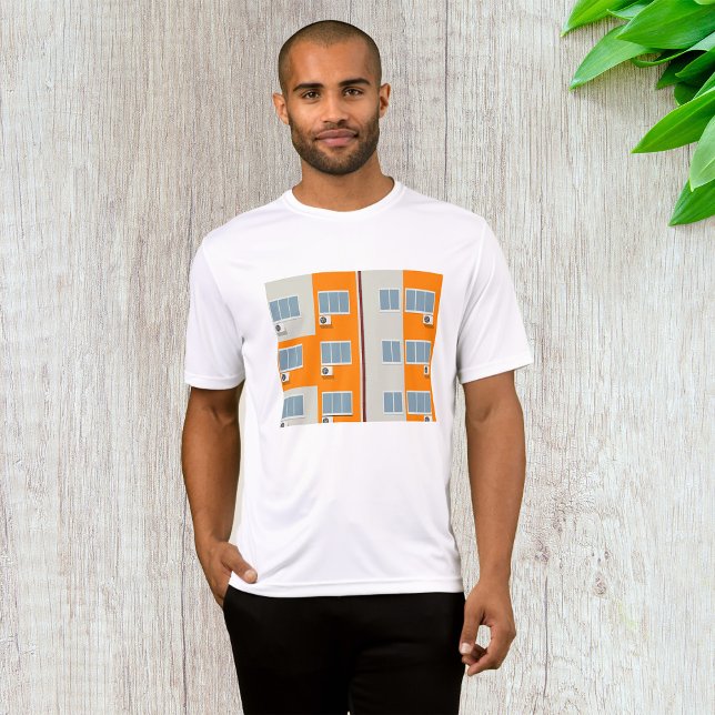 T-shirt Immeuble moderne avec climatiseurs (Créateur téléchargé)
