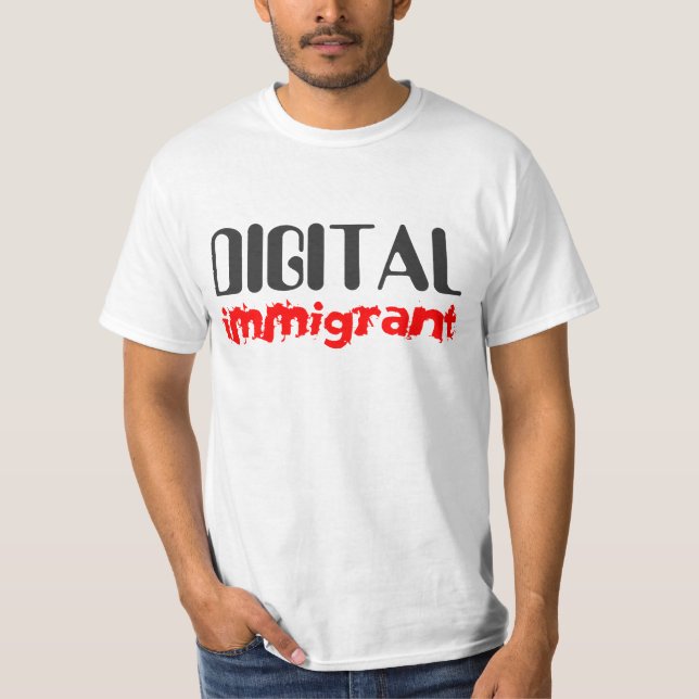 T-shirt immigré de Digitals (Devant)