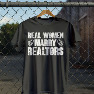 T-shirt Immobilier Femme Mariage Réalisateurs Immobilier A