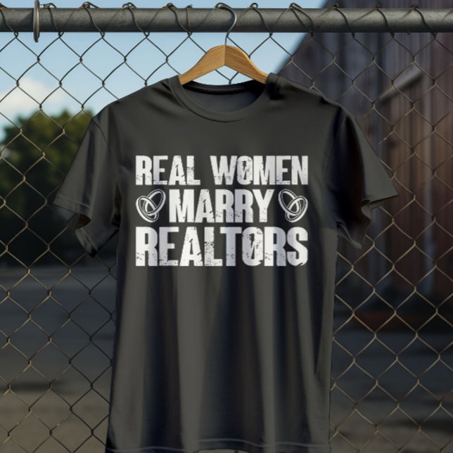 T-shirt Immobilier Femme Mariage Réalisateurs Immobilier A (Créateur téléchargé)