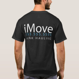 T-shirt iMove. Transporteur de déchets. Promo Merch