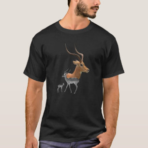 T-shirt Impala Sur Safari Au Kenya Afrique
