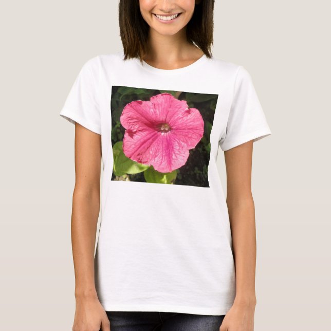 T-shirt Impatiens Dark Rose Ladies T Shirt (Devant)