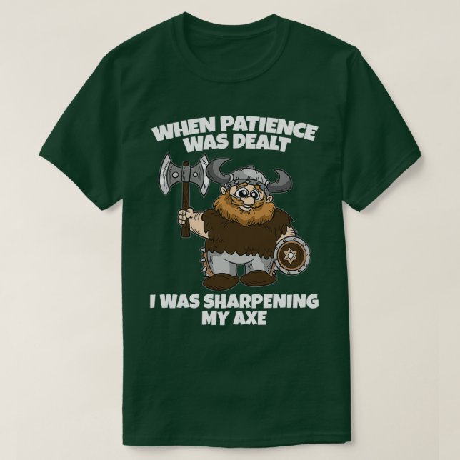 T-shirt Impatient Viking Berserk (Design devant)