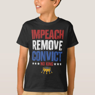 T-shirt Impeach Vintage Supprimer Condamner Pas De Rois De