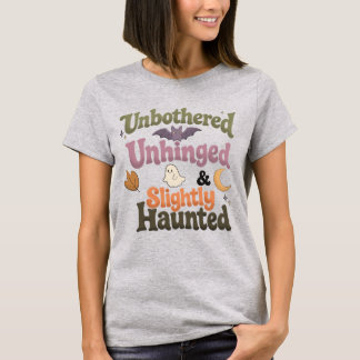 T-shirt Imperturbable & Hanté - Joli Halloween Rétro