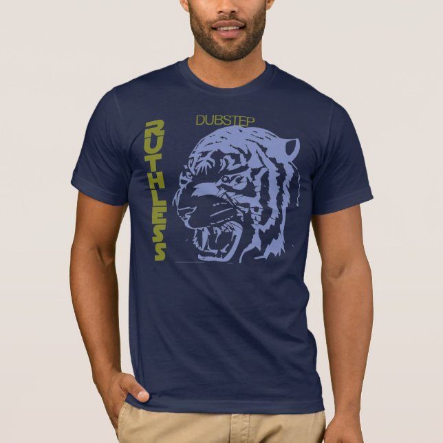 T-shirt impitoyable de Dubstep (Devant)